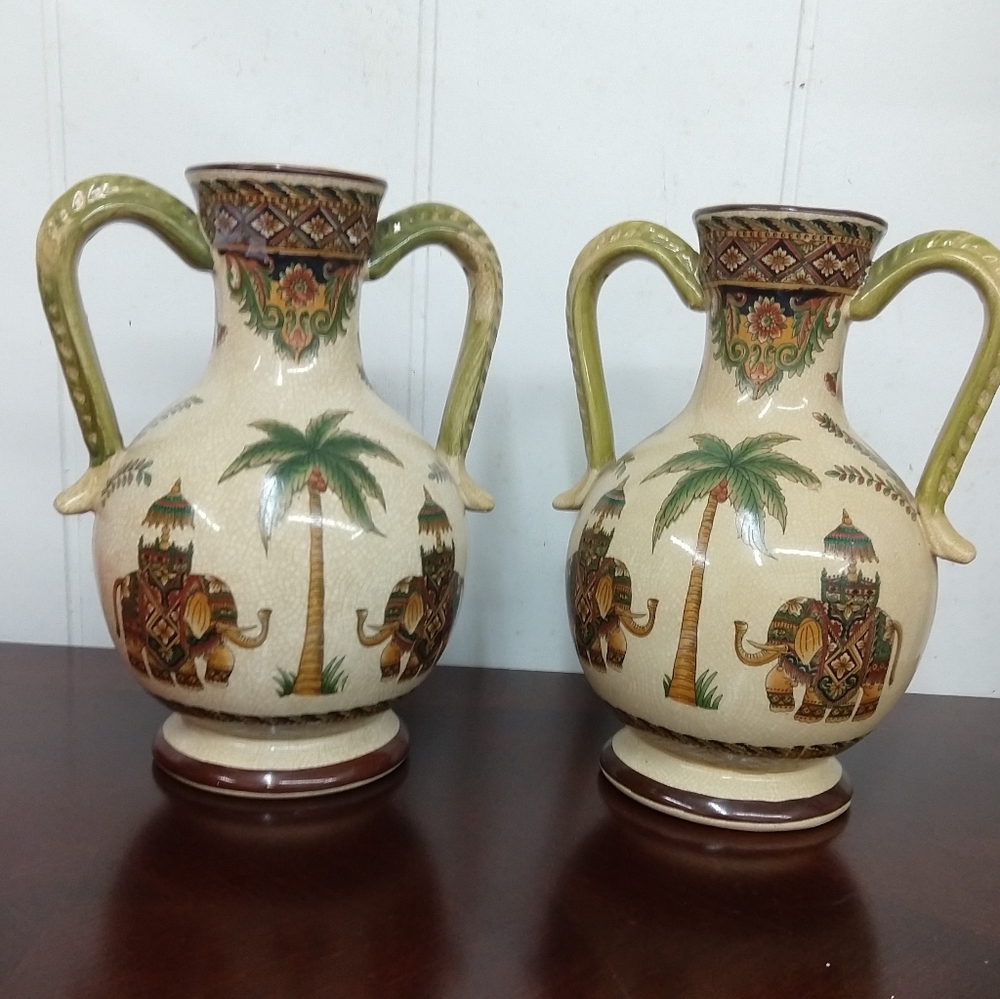 Set of Oriental Vases/Urns
